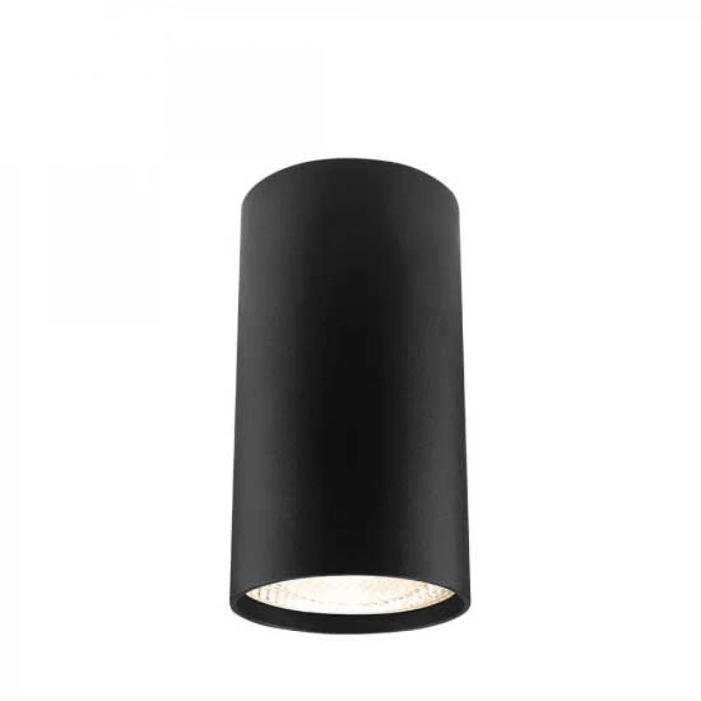 Σποτ Οροφής Μαύρος Κύλινδρος 1xGU10 GAMA-5510 - Braytron