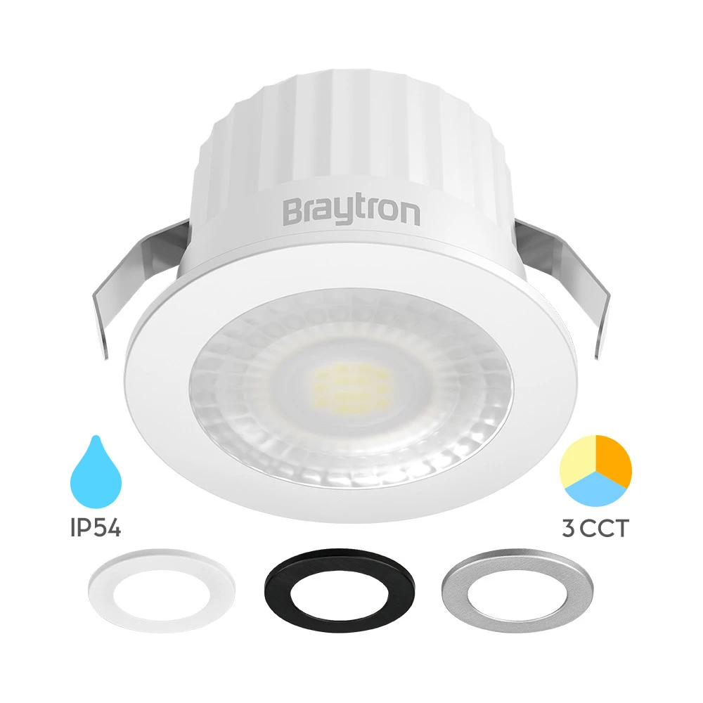 Μινι σποτ led 3w 38° 3CCT IP54 - Braytron