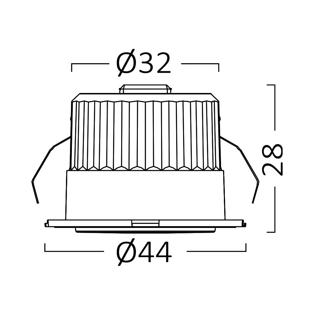 Μινι σποτ led 3w 38° 3CCT IP54 - Braytron