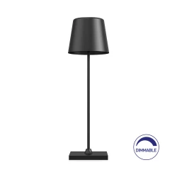 Επαναφορτιζόμενο πορτατίφ "Tower" dimmable 3w 3000k Μαύρο - Braytron