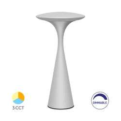 Επαναφορτιζόμενο πορτατίφ "Tower" dimmable 3w CCT Λευκό - Braytron