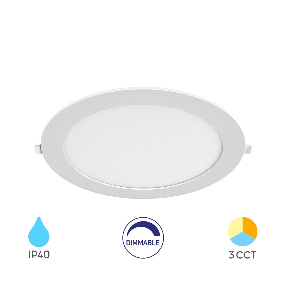Πάνελ 18w 3CCT Dimmable Λευκό - Braytron