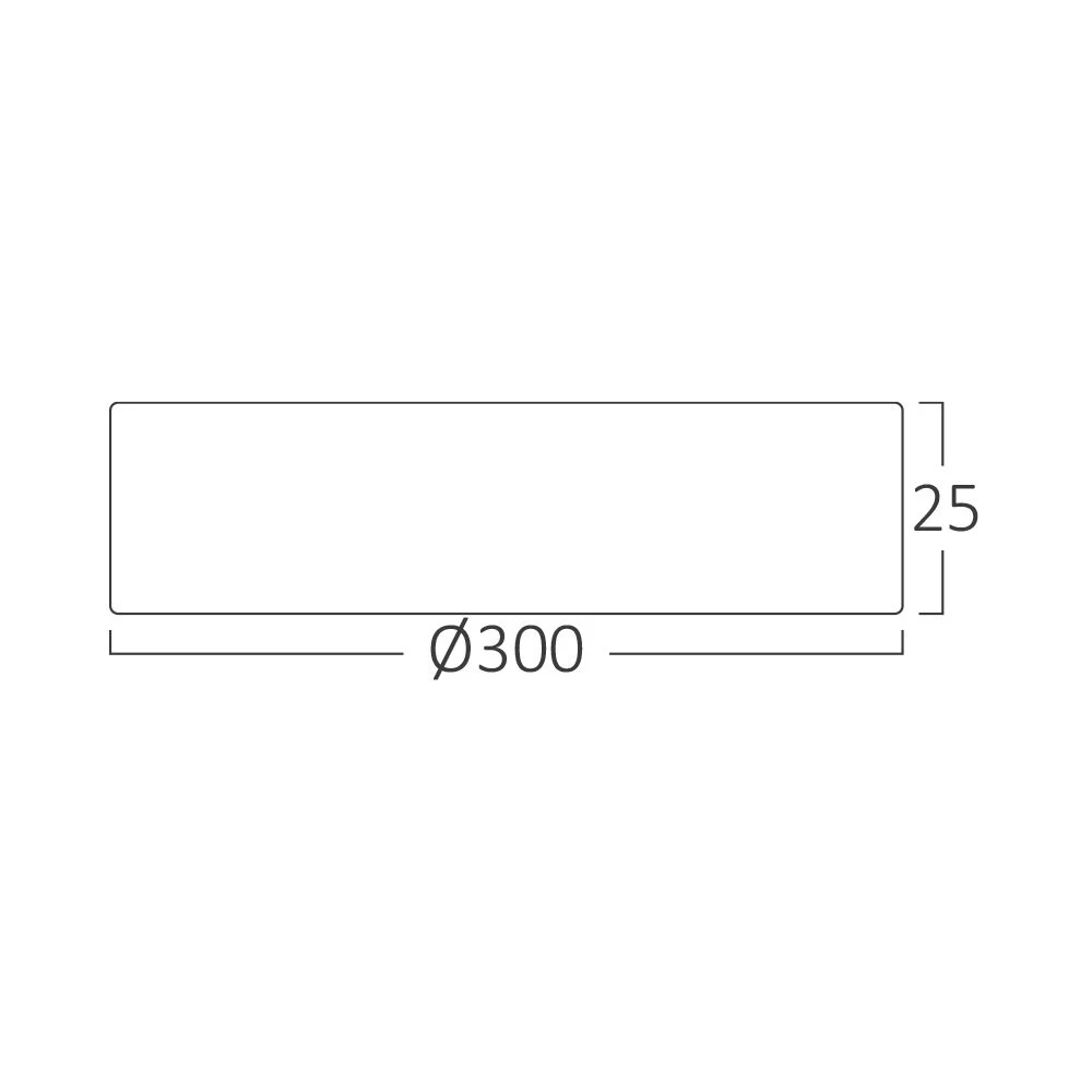 Πλαφονιέρα "Jade" slim 26W CCT Ø30 Μαύρη - Braytron