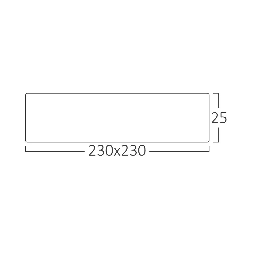 Πλαφονιέρα "Jade" slim 20W CCT Μαύρο 23x23 - Braytron