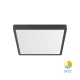 Πλαφονιέρα "Jade" slim 26W CCT Μαύρο 30x30 - Braytron
