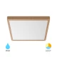 Πλαφονιέρα "Jade" slim 26W CCT Ξύλο 40x40 - Braytron