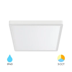 Πλαφονιέρα "Jade" slim 36W CCT Λευκό 40x40 - Braytron