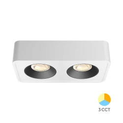 Σποτ οροφής "Gata" 2 x 10w 1800lm 3cct Λευκό - Braytron