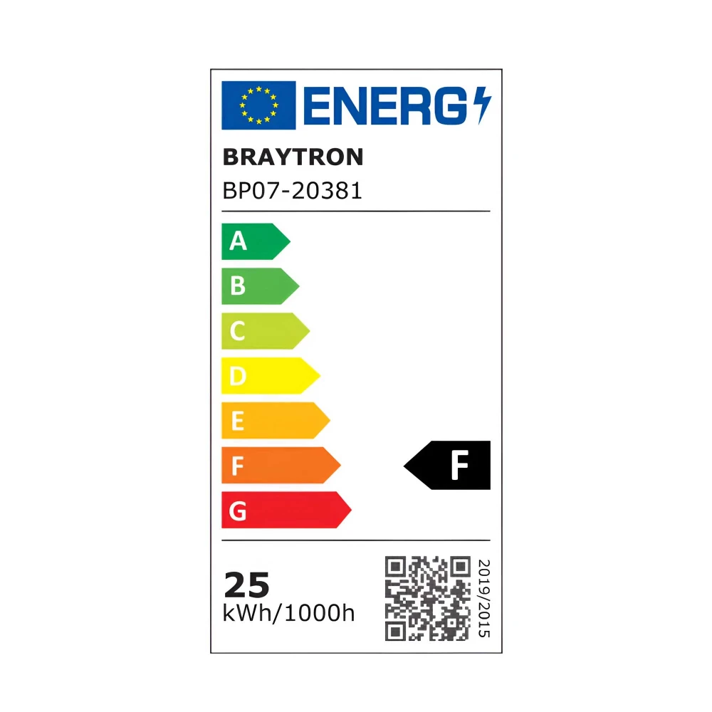 Πλαφονιέρα "Jade" slim 25W 5CCT Ø30 Μαυρο - Braytron