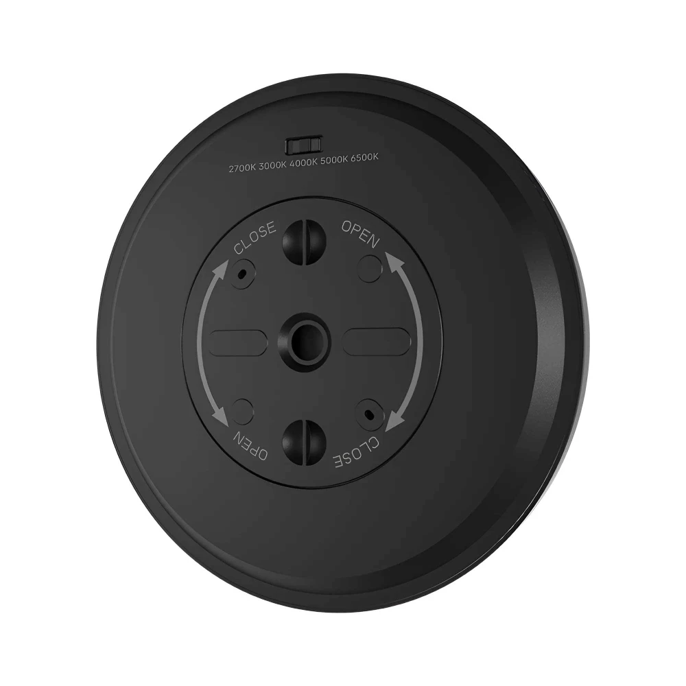 Πλαφονιέρα "Jade" slim 35W 5CCT Ø40 Μαύρη - Braytron