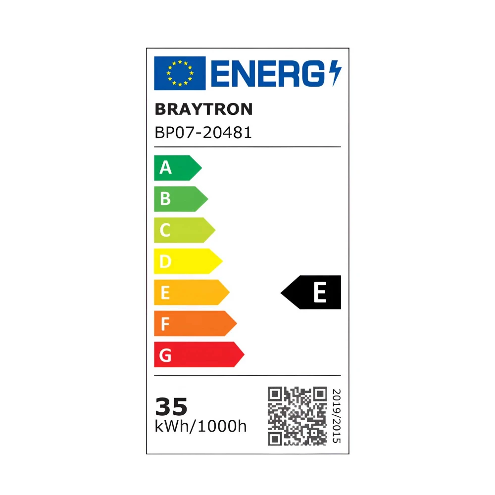 Πλαφονιέρα "Jade" slim 35W 5CCT Ø40 Μαύρη - Braytron