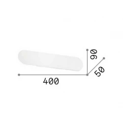 LED Απλίκα Αλουμινίου Σε Ορειχάλκινο Χρώμα D40cm 20W ECHO - IDEAL LUX