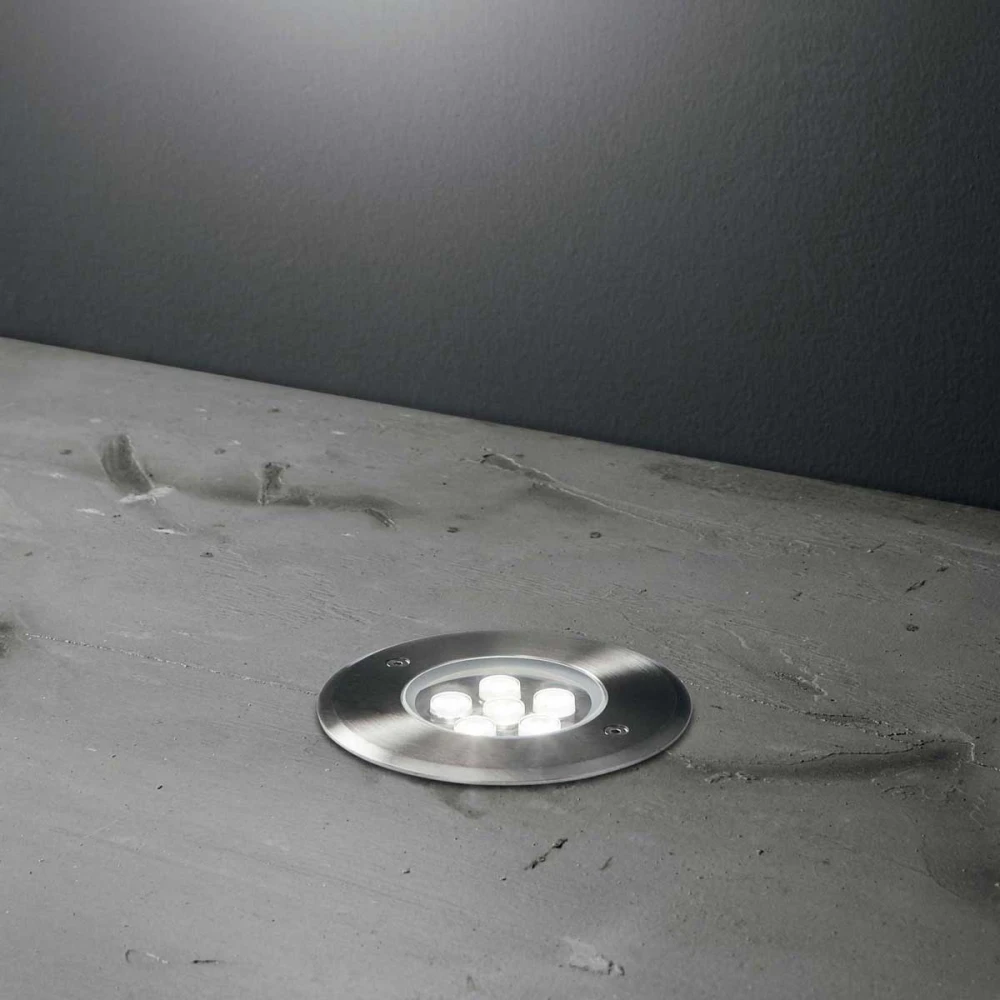 Χωνευτό Φωτιστικό Εδάφους LED 6W IP67 Floor pt d12 -  IDEAL LUX