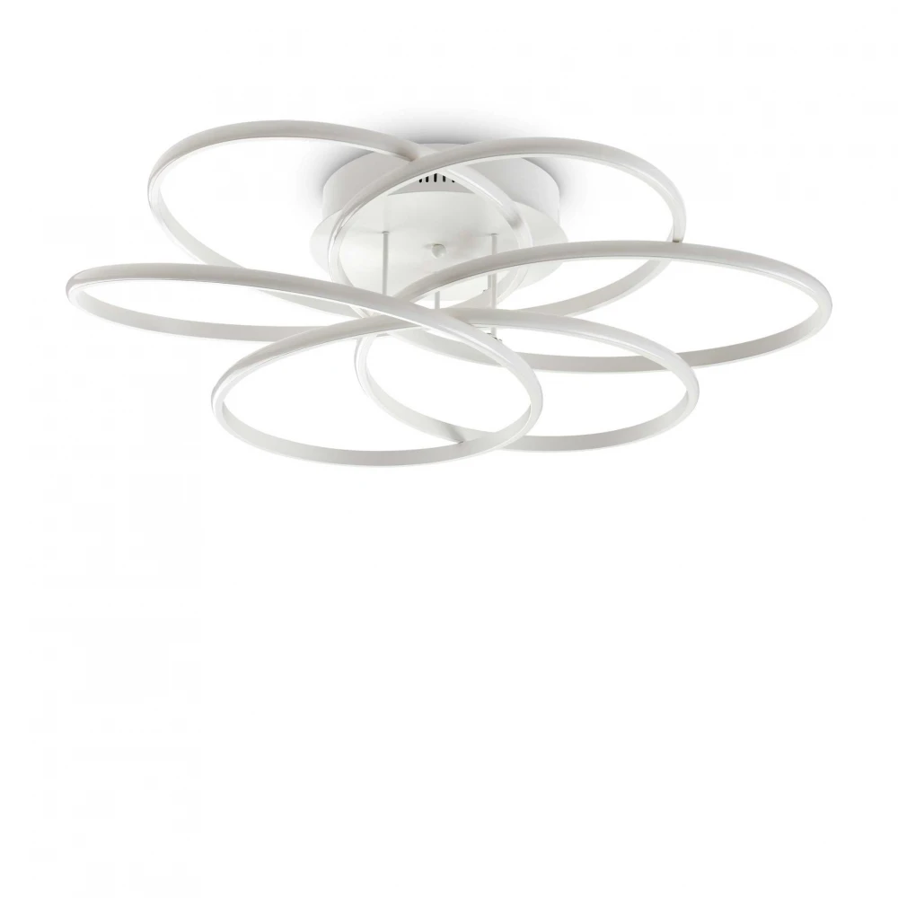 LED Φωτιστικό Οροφής Μεταλλικό Λευκό 90W Karol pl d76 - IDEAL LUX