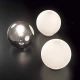 Πορτατίφ Με Λευκό Γυαλί 20cm 1XE27 MAPA BIANCO IDEAL LUX