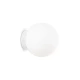 Φωτιστικό Επιτοίχιο Από Γυαλί Λευκό 15CM 1XE27 MAPA BIANCO IDEAL LUX