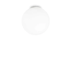 Φωτιστικό Επιτοίχιο Από Γυαλί Λευκό 40cm 1XE27 MAPA BIANCO IDEAL LUX