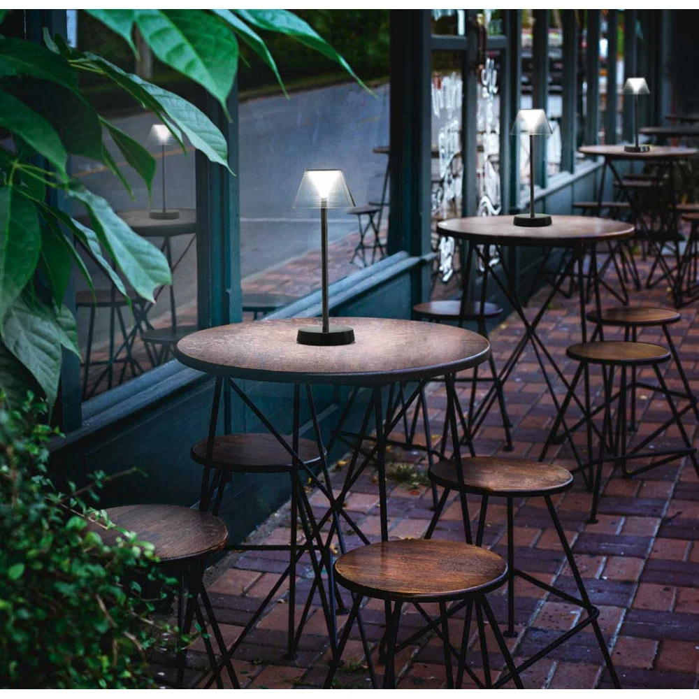 LED Επιτραπέζιο Επαναφορτιζόμενο Φωτιστικό Λευκό 2,8W IP44 LOLITA - Ideal Lux