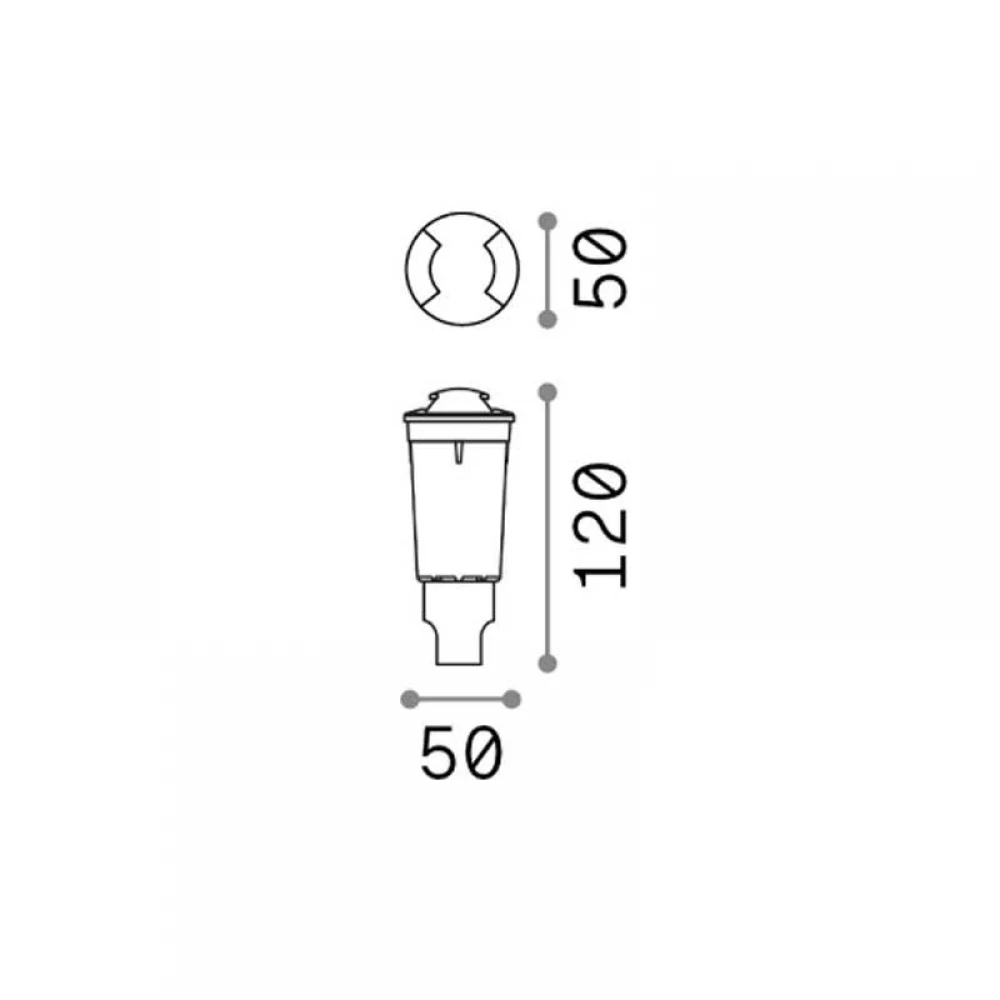Χωνευτό Φωτιστικό IP67 1xG9 1.7W Way Two Sides -  IDEAL LUX