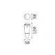 Χωνευτό Φωτιστικό IP67 1xG9 1.7W Way One Side -  IDEAL LUX