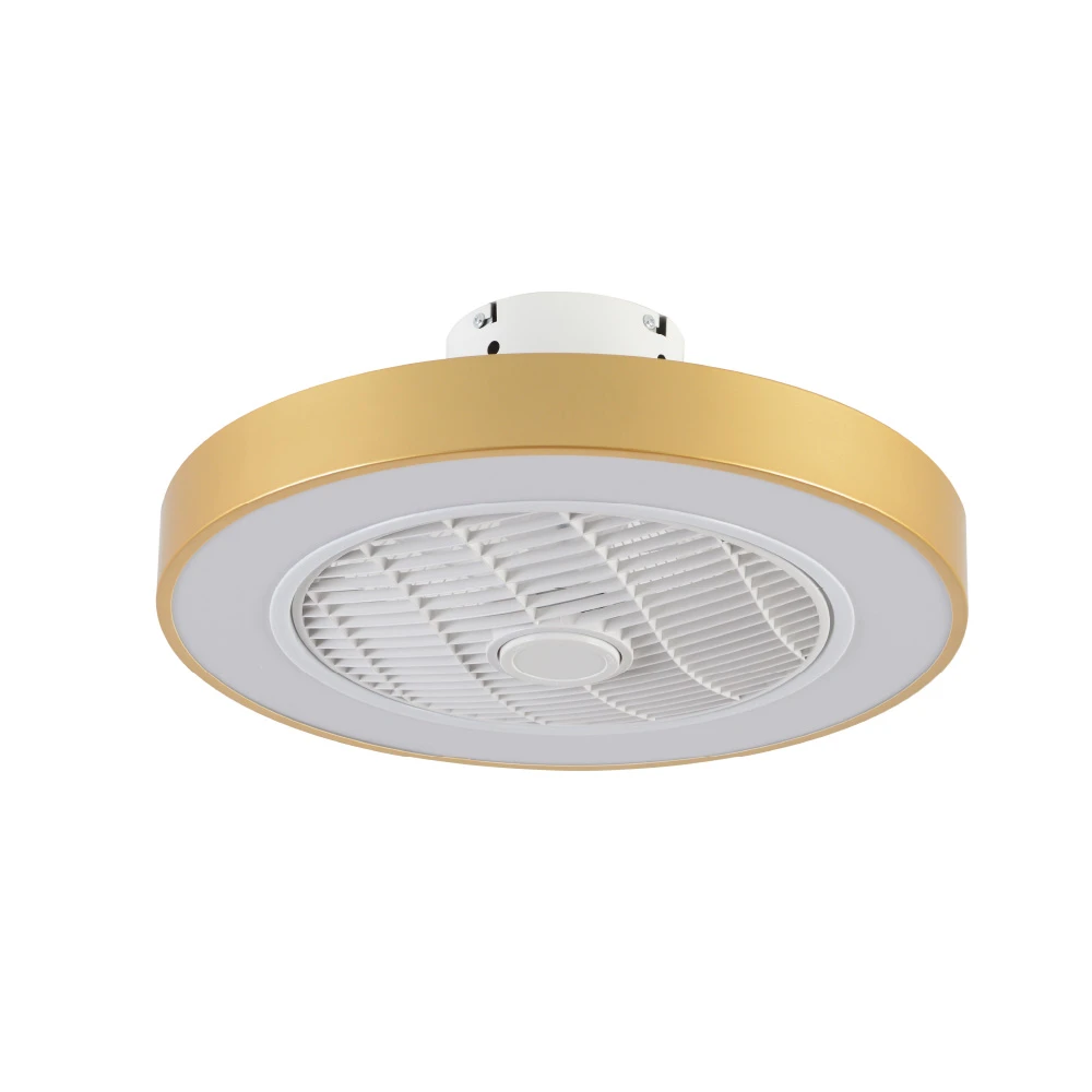 Chilko 36W 3CCT Ανεμιστήρας Οροφής Με LED Φως, Χρυσός