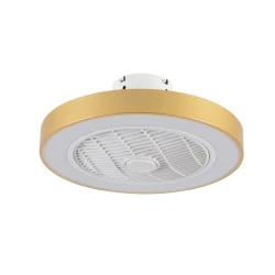 Chilko 36W 3CCT Ανεμιστήρας Οροφής Με LED Φως, Χρυσός