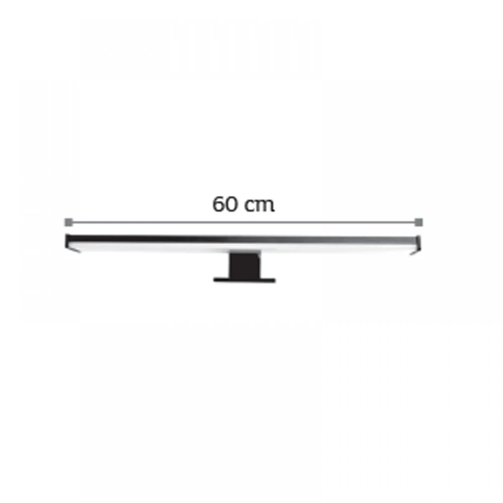 Επιτοίχιο Φωτιστικό Από Πλαστικό Σε Μαύρη Απόχρωση LED 12W - Με τρεις τρόπους τοποθέτησης - Inlight