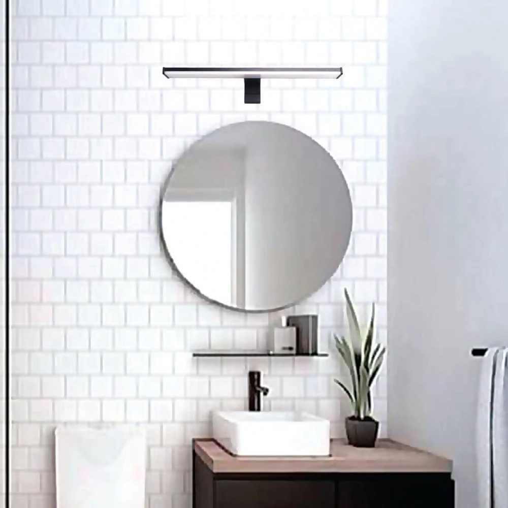 Επιτοίχιο Φωτιστικό Από Πλαστικό Σε Μαύρη Απόχρωση LED 12W - Με τρεις τρόπους τοποθέτησης - Inlight