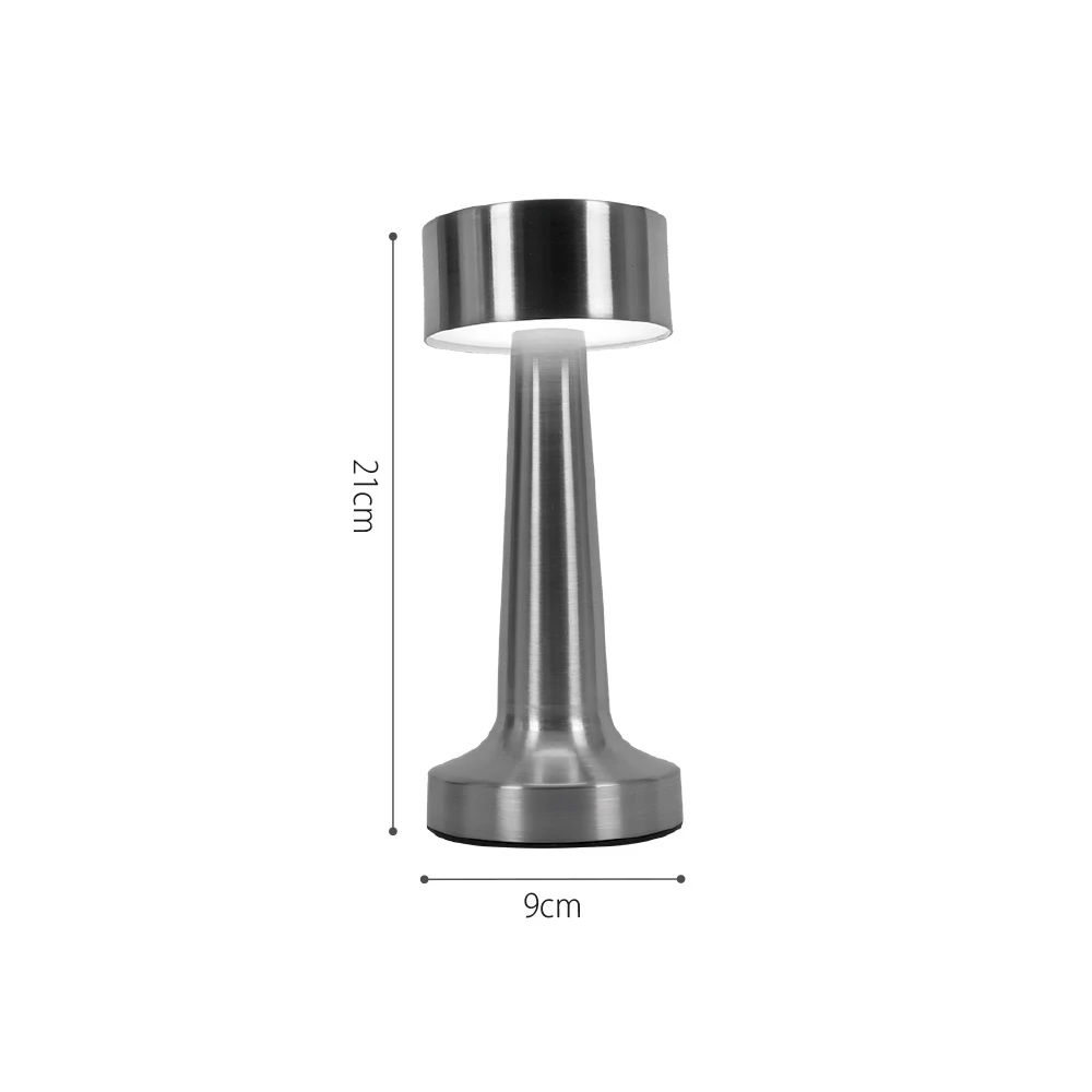 InLight Επιτραπέζιο επαναφορτιζόμενο φωτιστικό 3CCT σε μαύρη απόχρωση (3033-Black)