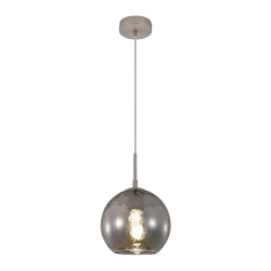 Κρεμαστό φωτιστικό από φιμέ γυαλί 1XE27 D:18cm - InLight
