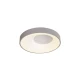 Inlight Πλαφονιέρα οροφής LED 36W 3CCT από γκρί μέταλλο και ακρυλικό D:48cm (42040-Grey)