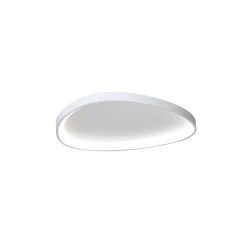 Inlight Πλαφονιέρα οροφής LED 25W 3CCT από λευκό μέταλλο και ακρυλικό D:61,5x5cm (42043-White)