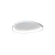 Inlight Πλαφονιέρα οροφής LED 25W 3CCT από λευκό μέταλλο και ακρυλικό D:61,5x5cm (42043-White)