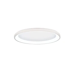 Inlight Πλαφονιέρα οροφής LED 28W 3CCT από λευκό μέταλλο και ακρυλικό D:80x5cm (42044-B-White)
