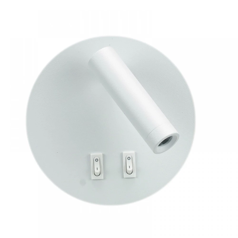 LED Επιτοίχιο Φωτιστικό Από Λευκό Μέταλλο 3W-6W InLight