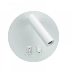 LED Επιτοίχιο Φωτιστικό Από Λευκό Μέταλλο 3W-6W InLight