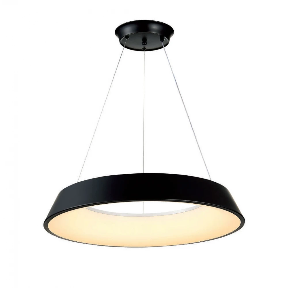 LED Κρεμαστό Φωτιστικό Μαύρο Μεταλλικό 50W - InLight