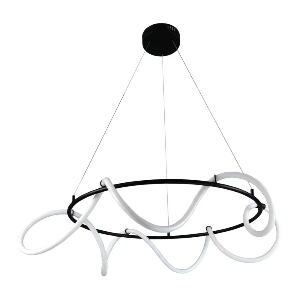 LED Κρεμαστό Φωτιστικό Σωλήνας Σιλικόνης Φ60CM 60W DIMMABLE - InLight