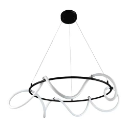 LED Κρεμαστό Φωτιστικό Σωλήνας Σιλικόνης Φ60CM 60W DIMMABLE - InLight