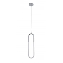LED Κρεμαστό Φωτιστικό Σε Χρώμιο Μεταλλικό & PVC 6W - InLight