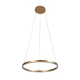 Inlight Κρεμαστό φωτιστικό LED 36W 3CCT (by switch on base) D:80cm (6095-AB-Golden)