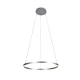 Inlight Κρεμαστό φωτιστικό LED 36W 3CCT (by switch on base) D:80cm (6095-AB-Silver)