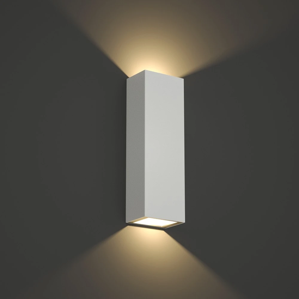 it-Lighting Lanier LED 5W 3000K Απλίκα Εξωτερικού Χώρου Up-Down Adjustable Λευκό D:12cmx4.1cm