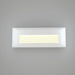 Mono LED 3W 3CCT Απλίκα Εξωτερικού Χώρου Λευκό IP65 D:22cmx2.8cm  - it-Lighting