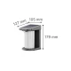 InLight Mirror- LED 1,5W 3000K/6000K Outdoor Light in Black Color (80204210S)