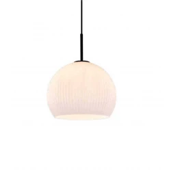 InLight Κρεμαστό Φωτιστικό Οροφής Λευκή Οπαλίνα 1xE27 AURORA MILKY (4083)