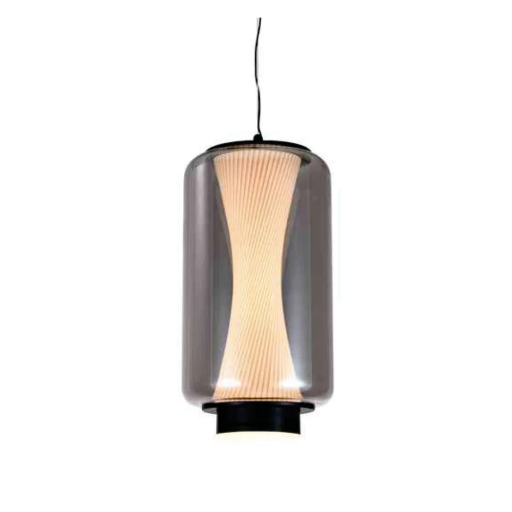 Inlight Κρεμαστό φωτιστικό από φιμέ γυαλί LED 28W - AURORA SMOKED