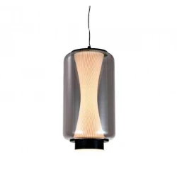 Inlight Κρεμαστό φωτιστικό από φιμέ γυαλί LED 28W - AURORA SMOKED