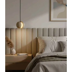 Inlight Κρεμαστό φωτιστικό από Μάρμαρο τραβερτίνη 1xG9 - Calisto Vein