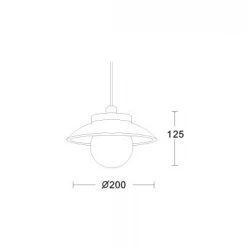Inlight Κρεμαστό φωτιστικό από Μάρμαρο τραβερτίνη 1xG9 - Calisto Vein